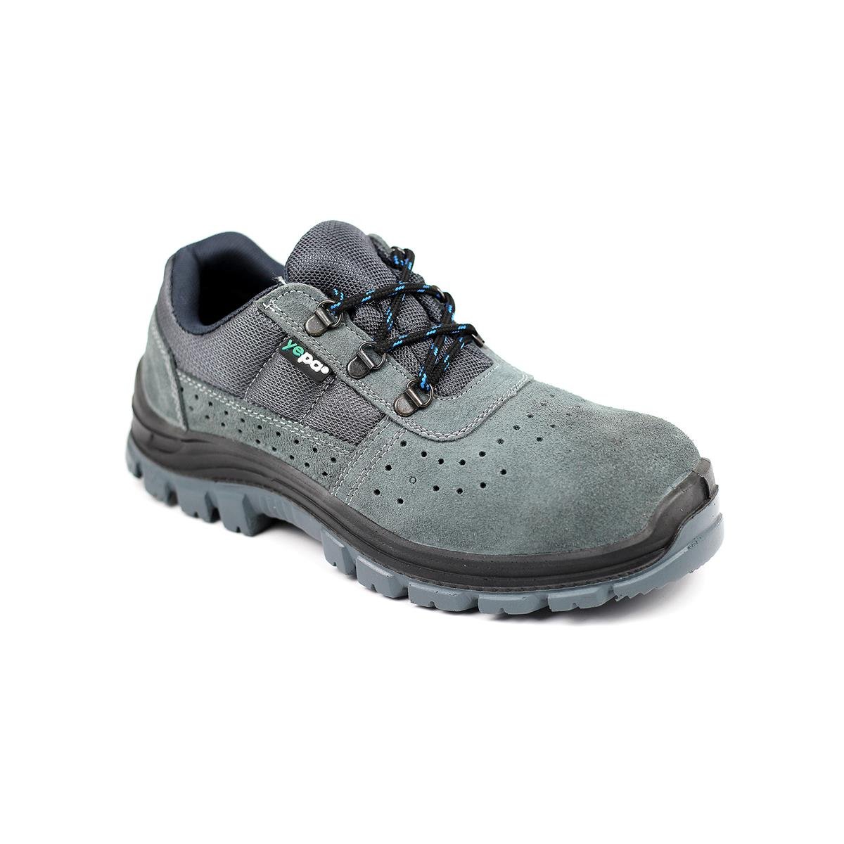 Yepa Siena Süet  S1 Hava Alan Yazlık Çelik Burun Bağcıklı Outdoor Çok Amaçlı İş Ayakkabısı