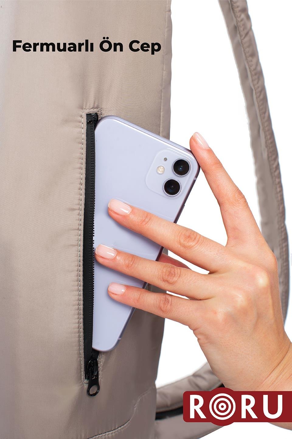 RORU Yoga Matı Taşıma Çantası - Açık Gri