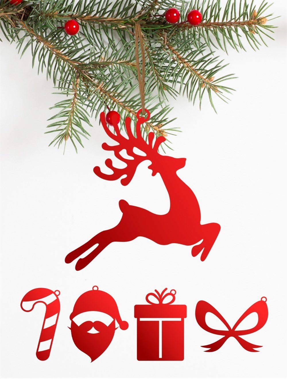 Ev Dekorasyon Yılbaşı Ağaç Süsü