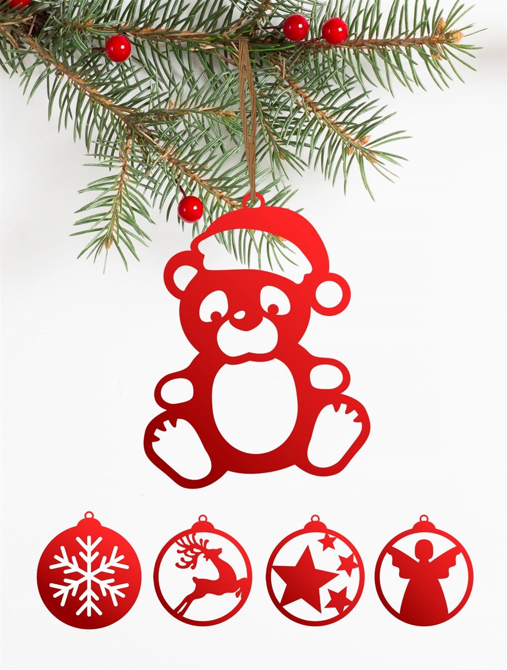 Ev Dekorasyon YILBAŞI AĞAÇ SÜSÜ 8