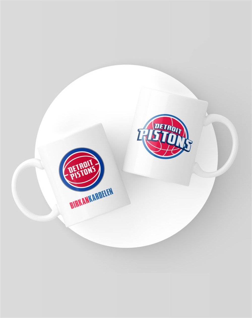 Basketbol Takım KupalarıDETROIT PISTONS BASKILI KUPA 7