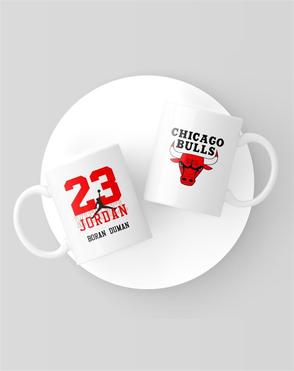 Basketbol Takım KupalarıCHICAGO BULLS BASKILI KUPA 1