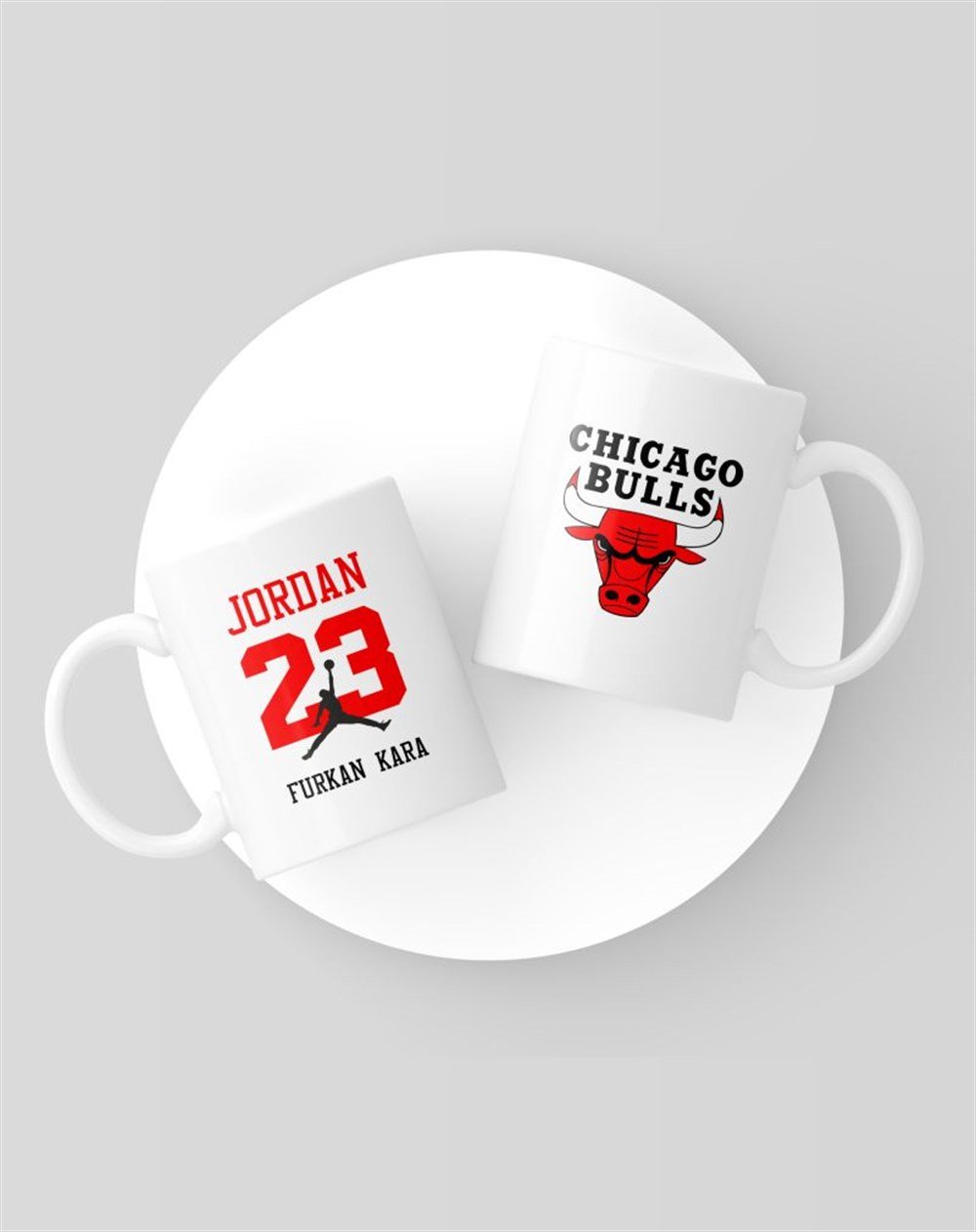 Basketbol Takım KupalarıCHICAGO BULLS BASKILI KUPA 3