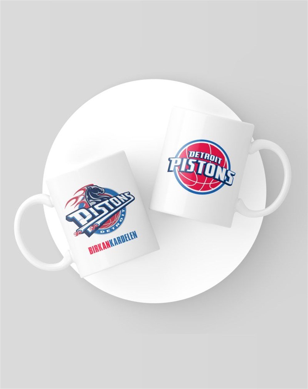 Basketbol Takım KupalarıDETROIT PISTONS BASKILI KUPA 2