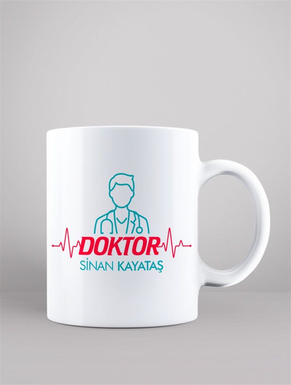 Mesleklere Özel KupalarDOKTOR KİŞİYE ÖZEL BASKILI KUPA