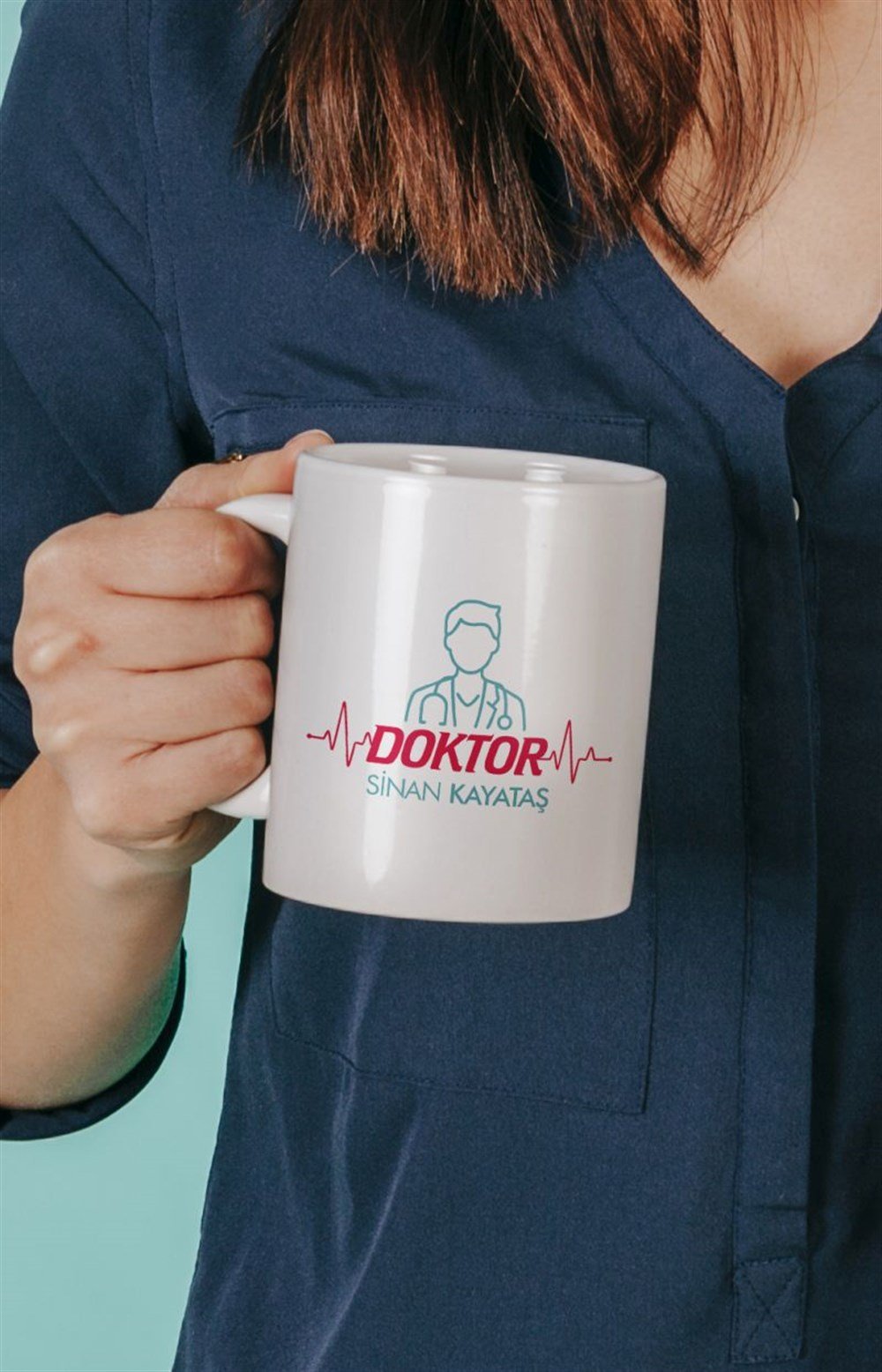 Mesleklere Özel KupalarDOKTOR KİŞİYE ÖZEL BASKILI KUPA