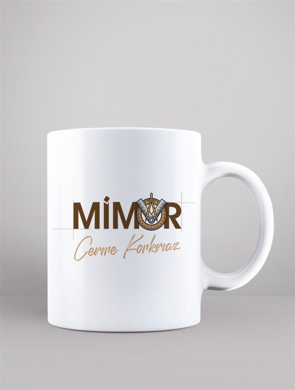 Mesleklere Özel KupalarMİMAR KİŞİYE ÖZEL BASKILI KUPA