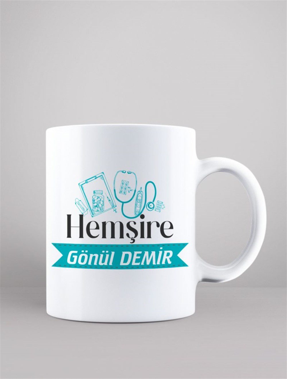 Mesleklere Özel KupalarHEMŞİRE KİŞİYE ÖZEL BASKILI KUPA