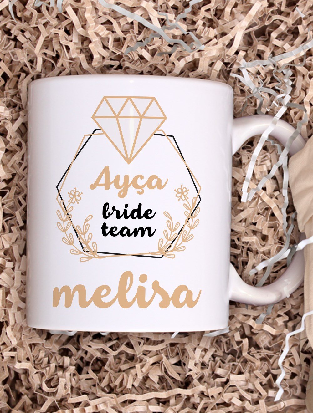 Bride TeamBRIDE TEAM KİŞİYE ÖZEL BASKILI KUPA 1