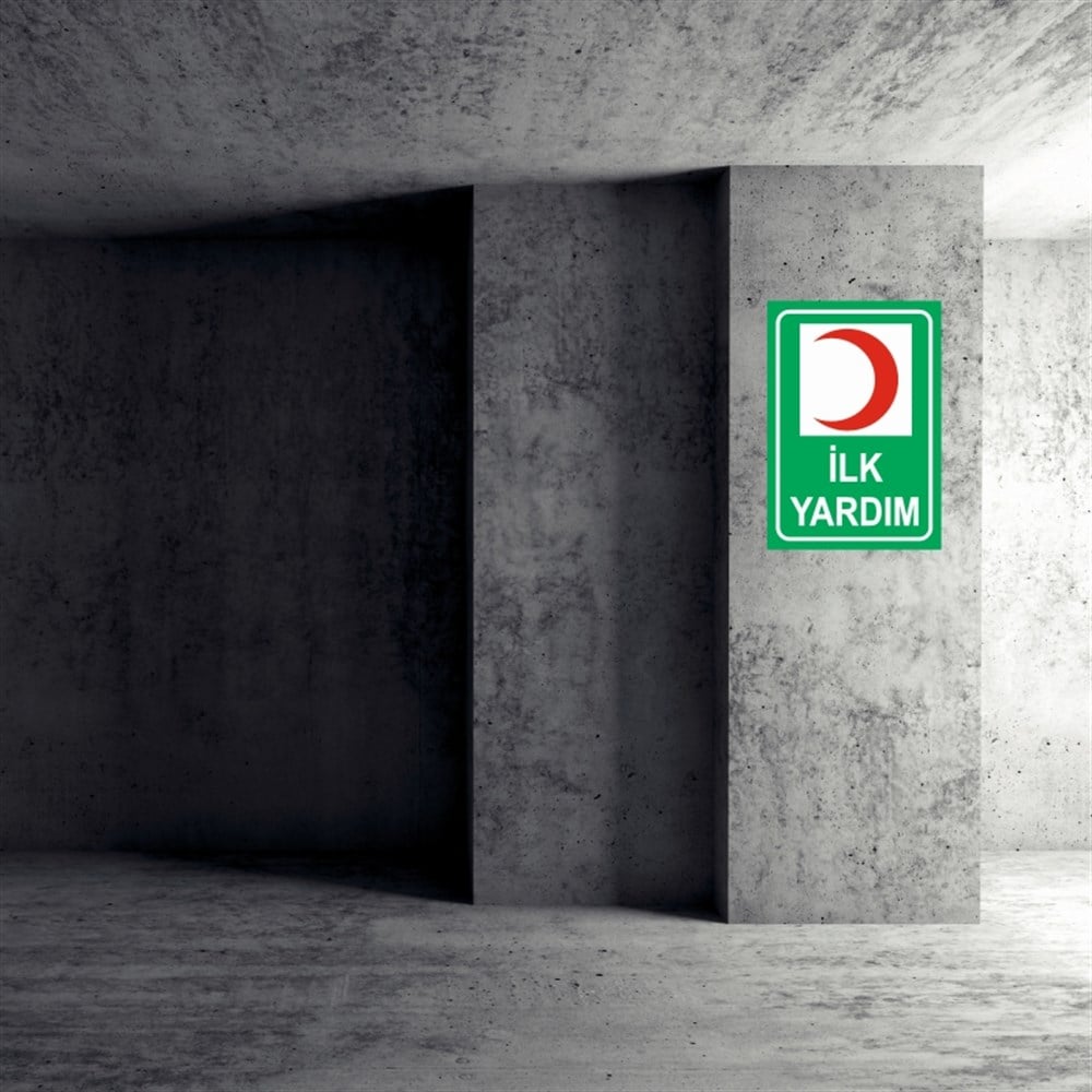 İLK YARDIMİLK YARDIM   İŞ GÜVENLİĞİ UYARI LEVHASI