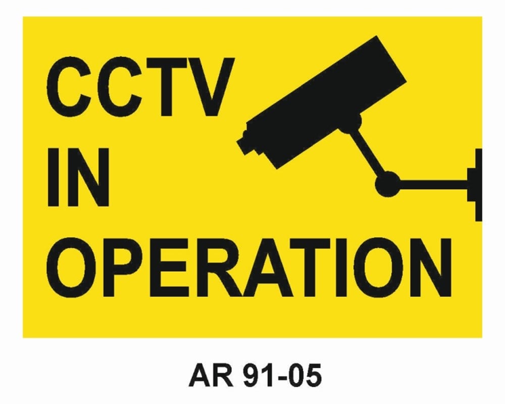 İNGİLİZCE LEVHALARCCTV IN OPERATION İŞ GÜVENLİĞİ UYARI LEVHASI