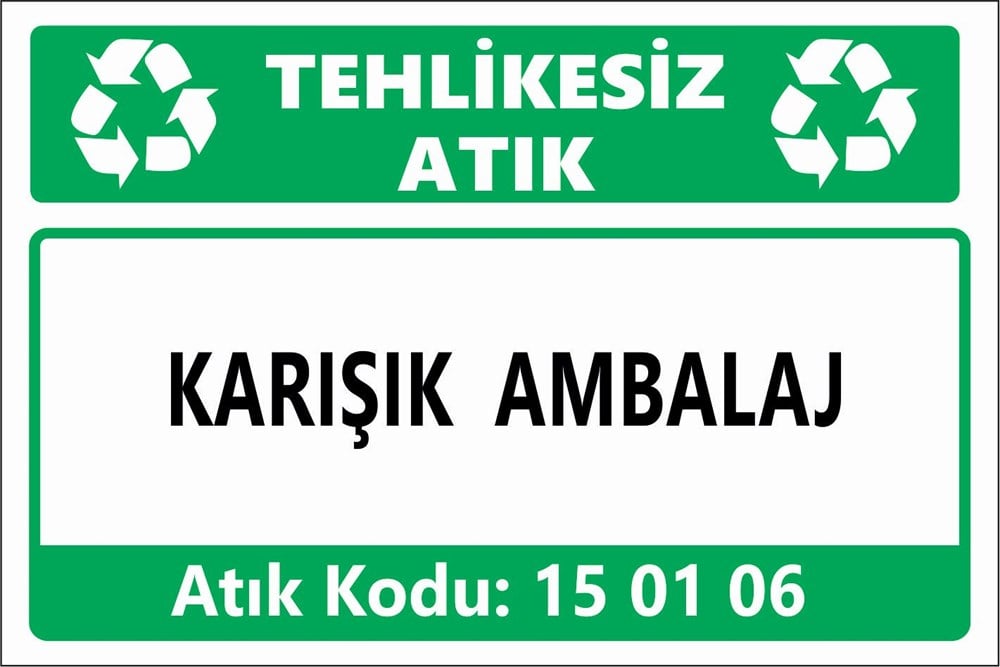 Atık TabelalarıKARIŞIK AMBALAJ