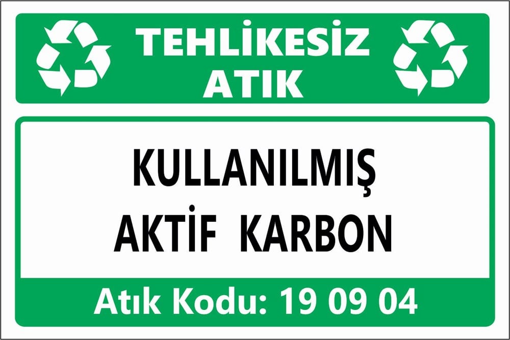 Atık TabelalarıKULLANILMIŞ AKTİF KARBON
