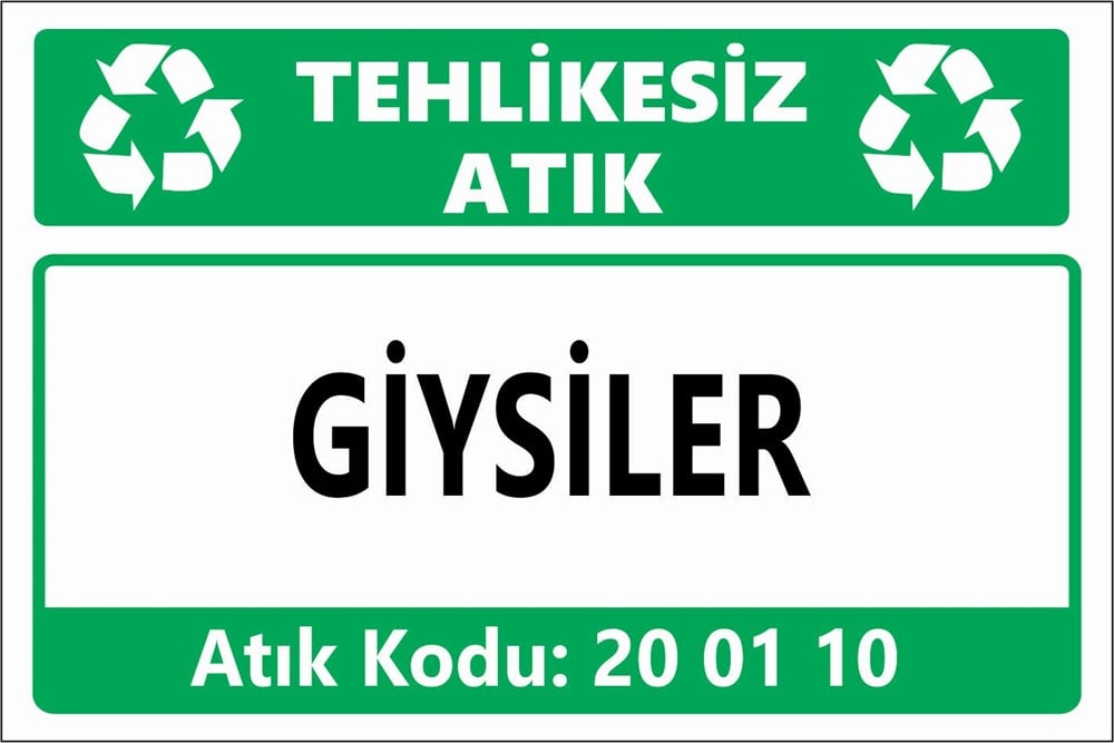 Atık TabelalarıGİYSİLER