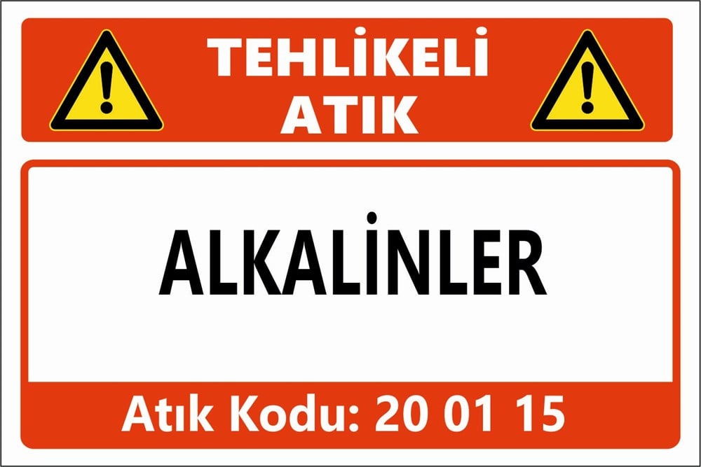 Atık TabelalarıALKALİNLER
