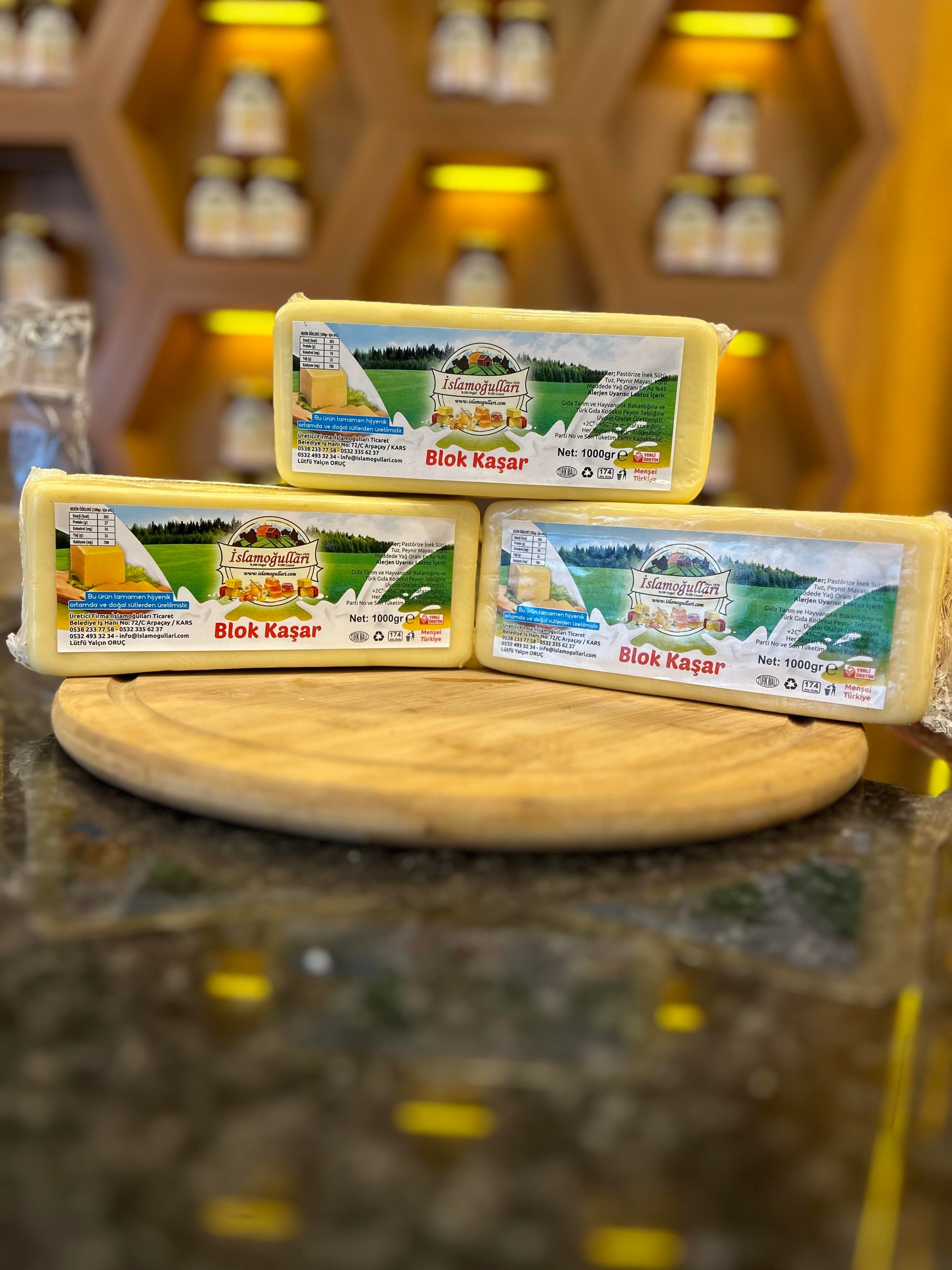 Kars Blok Kaşarı 1 Kg