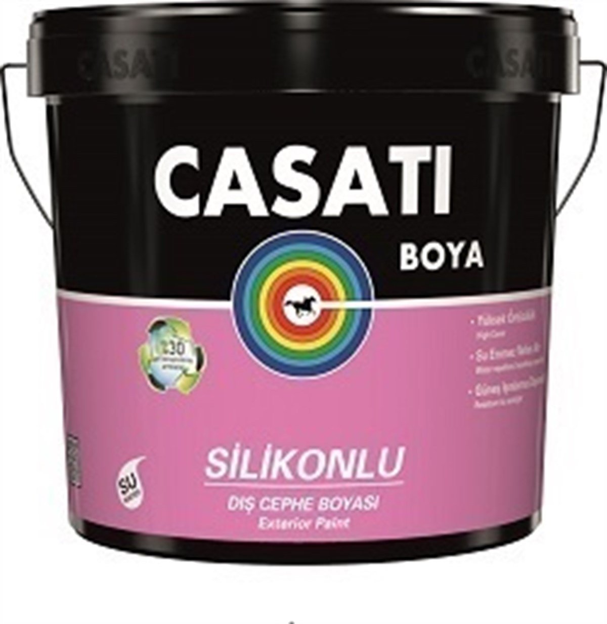 Casati Slikonlu Dış Cephe Boyası C001 Beyaz 7,5 Lt