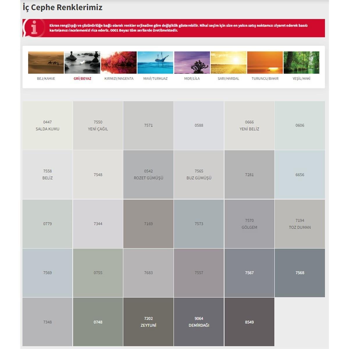 Dyo Beşyıldız Silikonlu Mat İç Cephe Boyası 0355 Belce Beji 7.5 LT