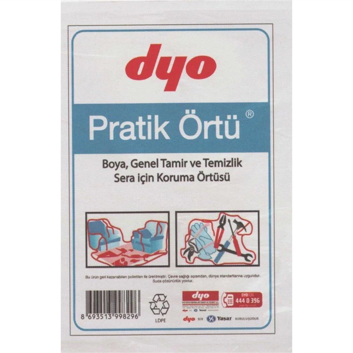DYO PRATİK ÖRTÜ 20 M2