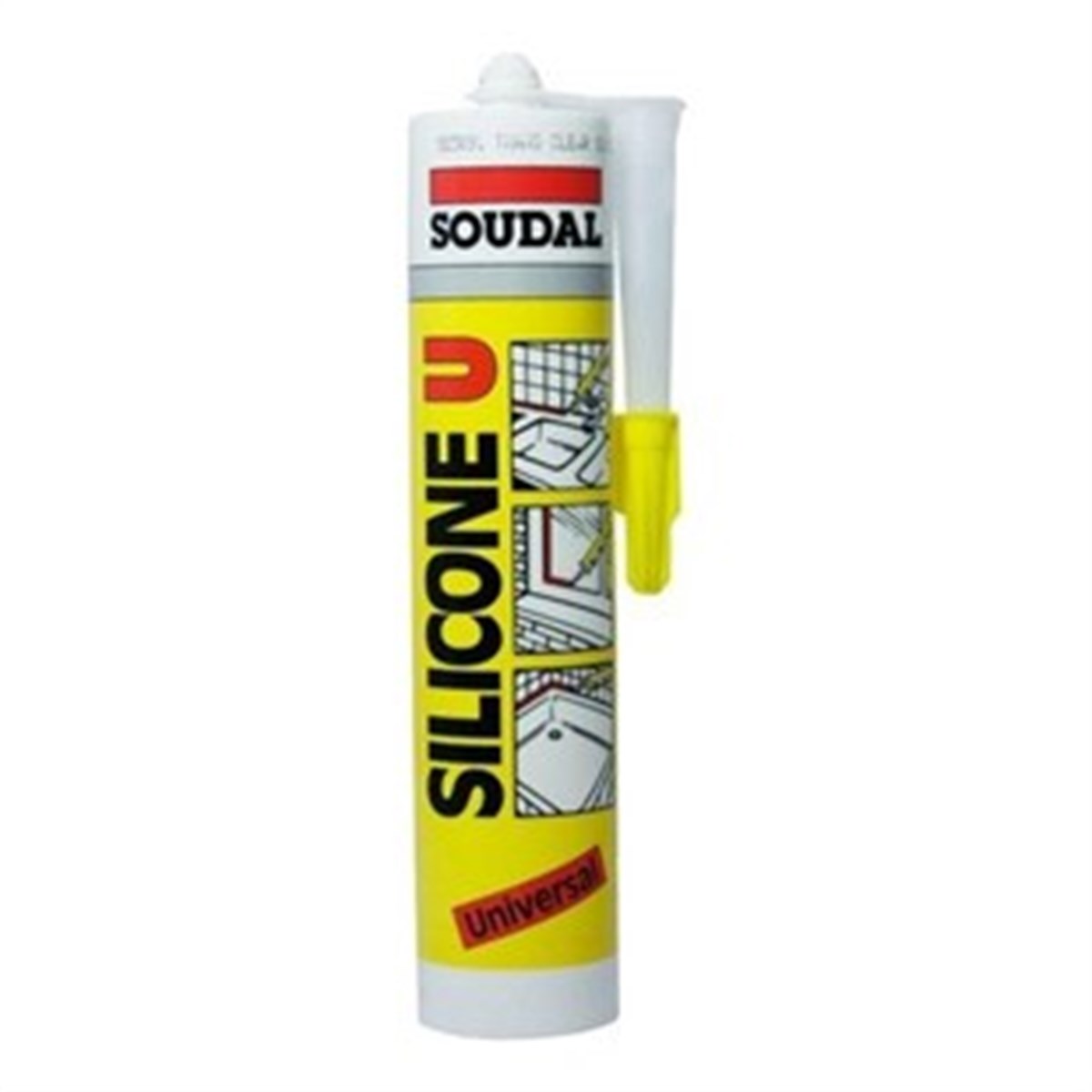 Soudal Silikon Siyah 280 GR