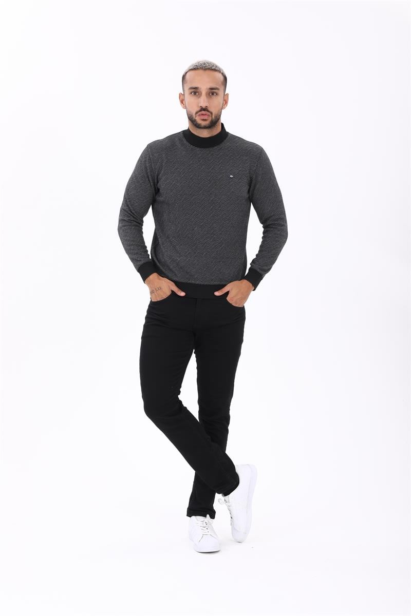 Balıkçı Yaka Sweatshirt