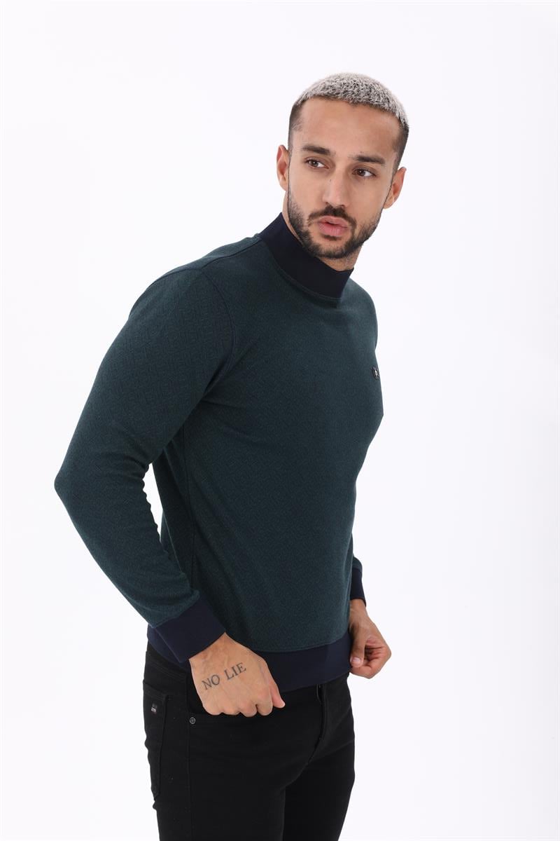Balıkçı Yaka Sweatshirt