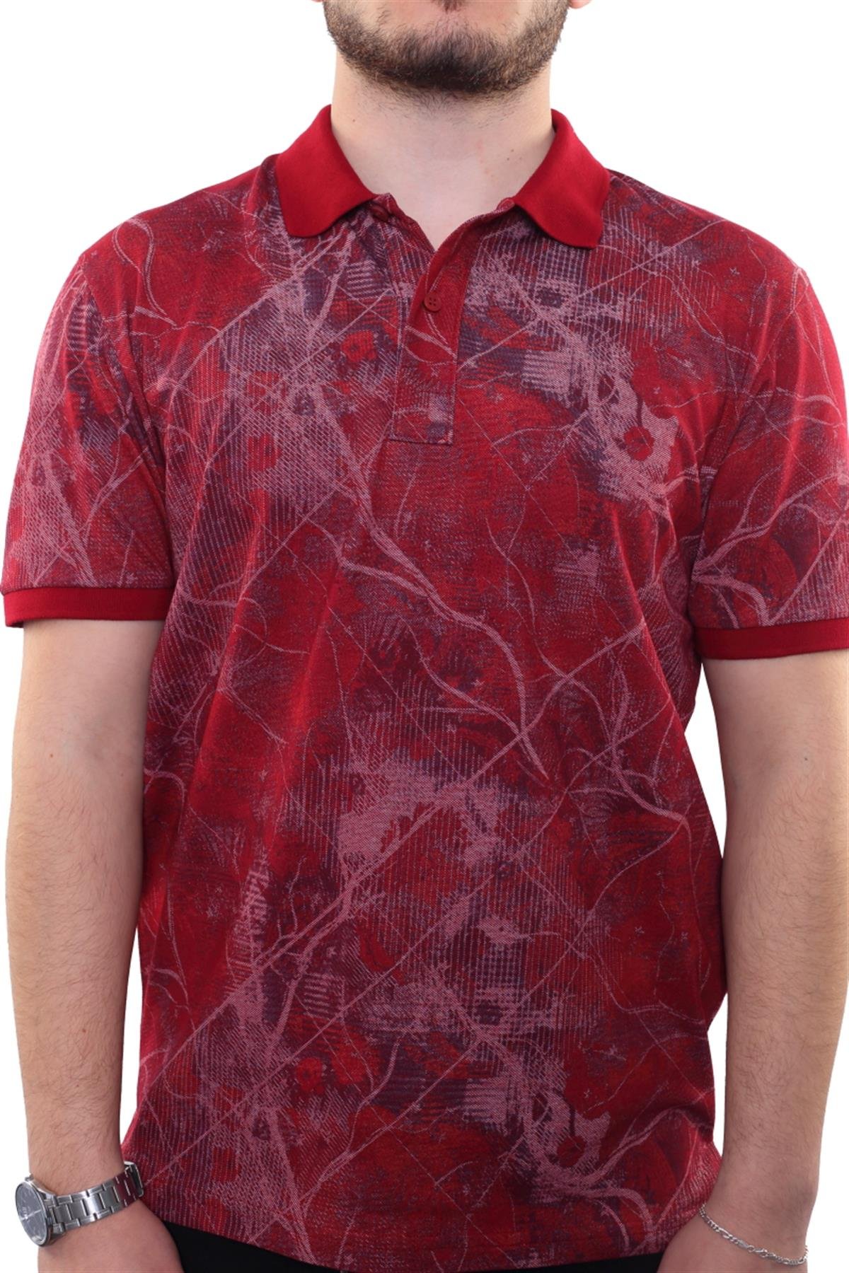 Baskılı Polo Yaka T-Shirt 