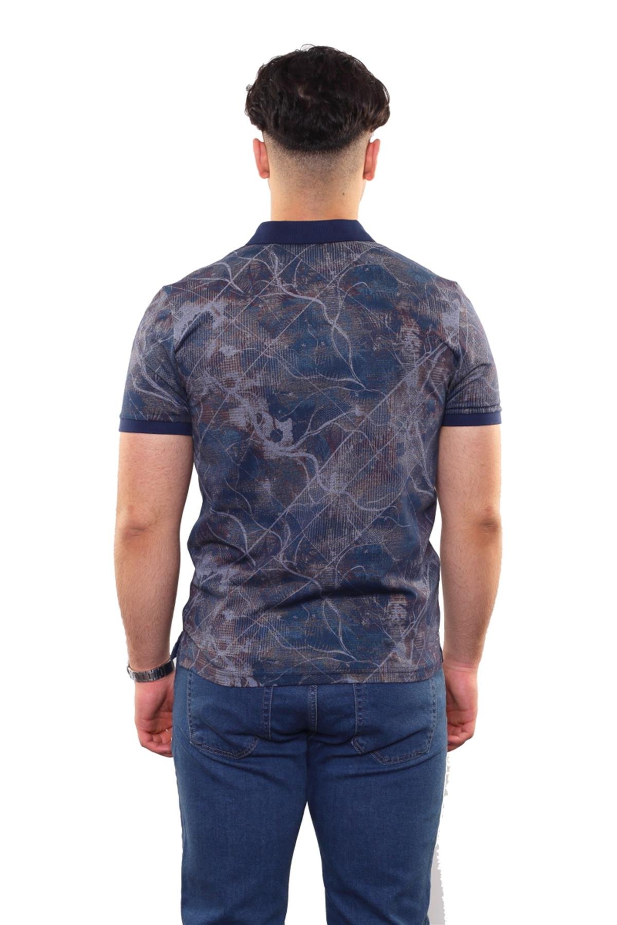 Baskılı Polo Yaka T-Shirt 