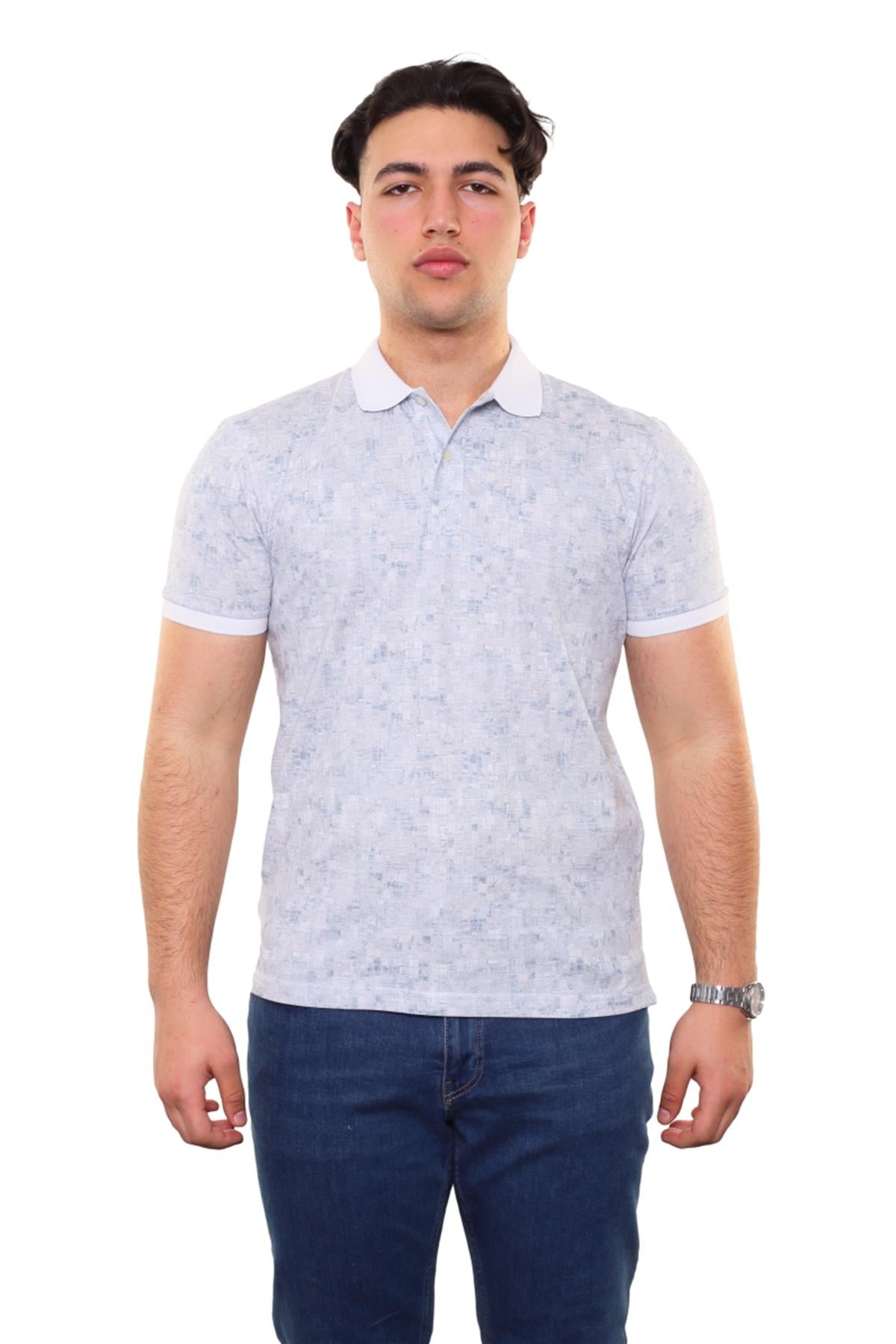 Baskılı Polo Yaka T-Shirt 
