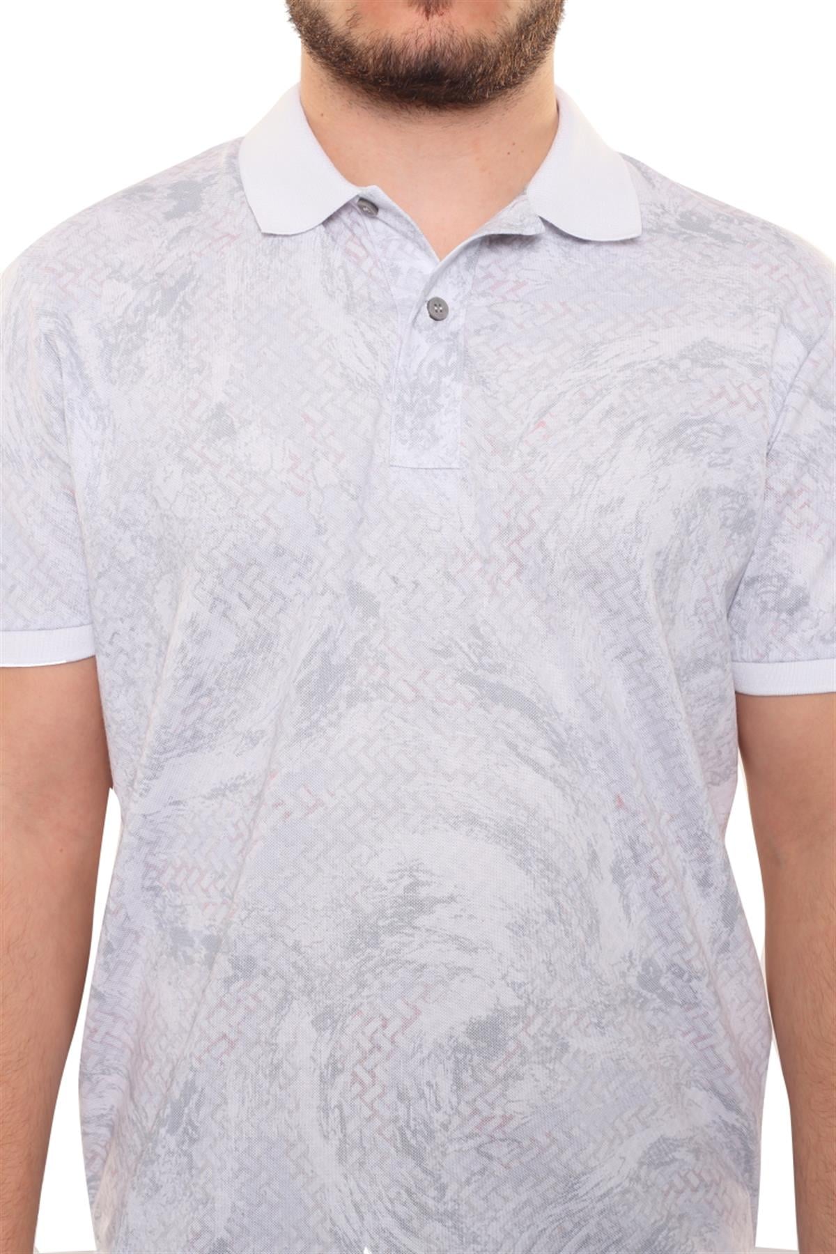 Baskılı Polo Yaka T-Shirt 