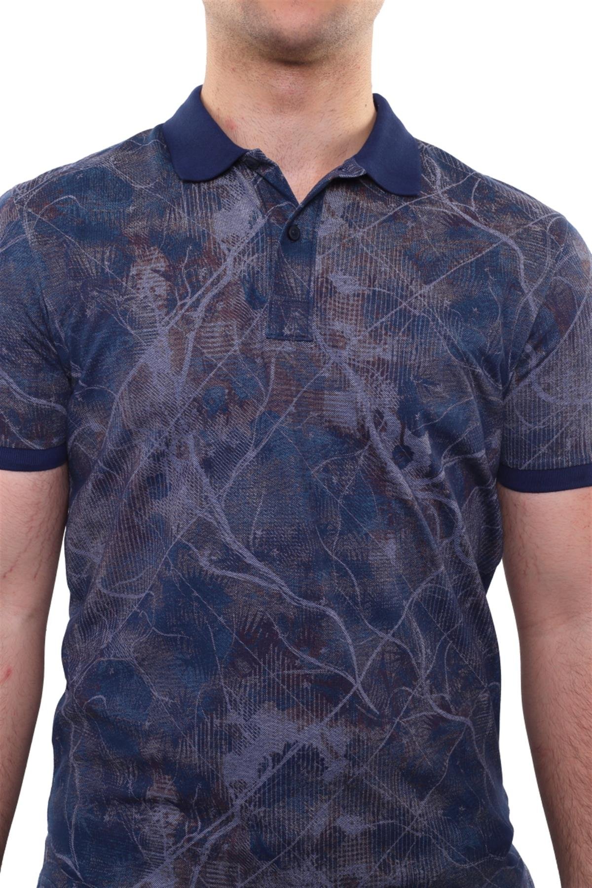 Baskılı Polo Yaka T-Shirt 