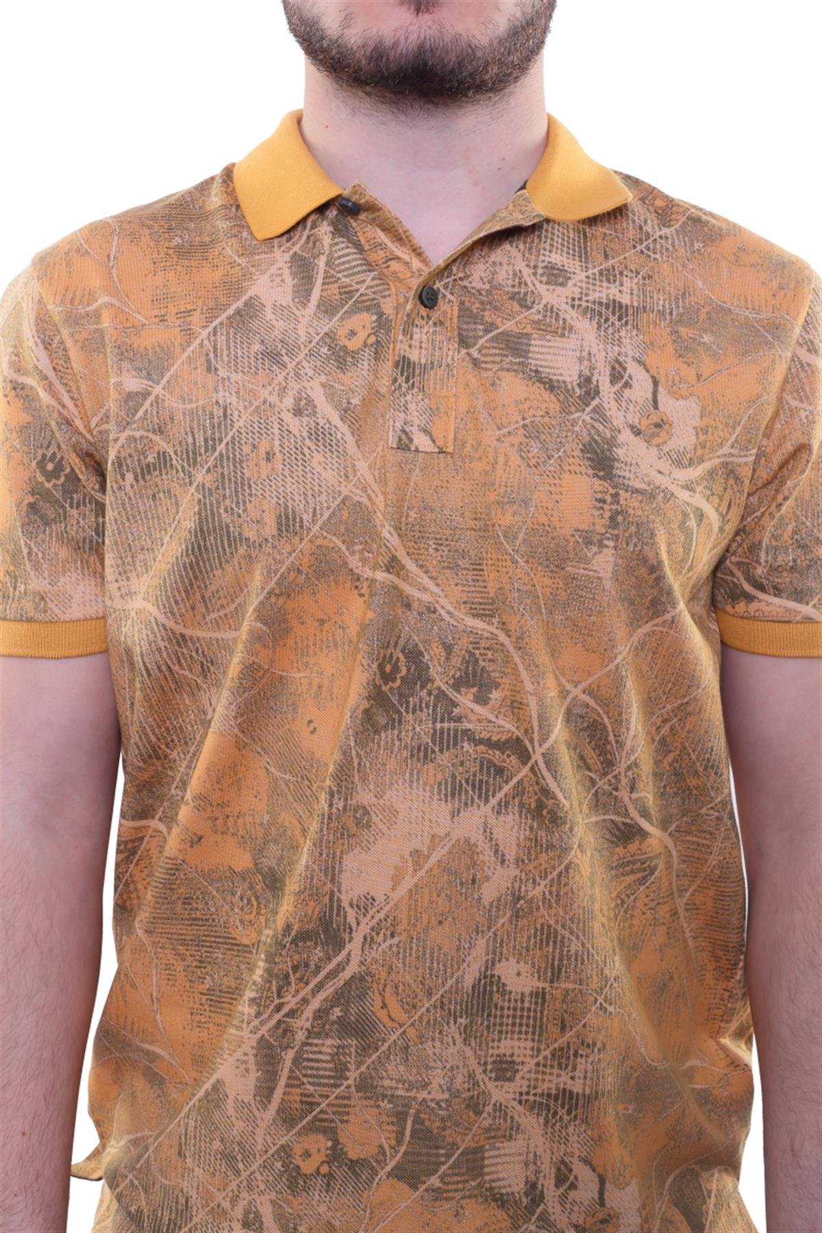 Baskılı Polo Yaka T-Shirt 