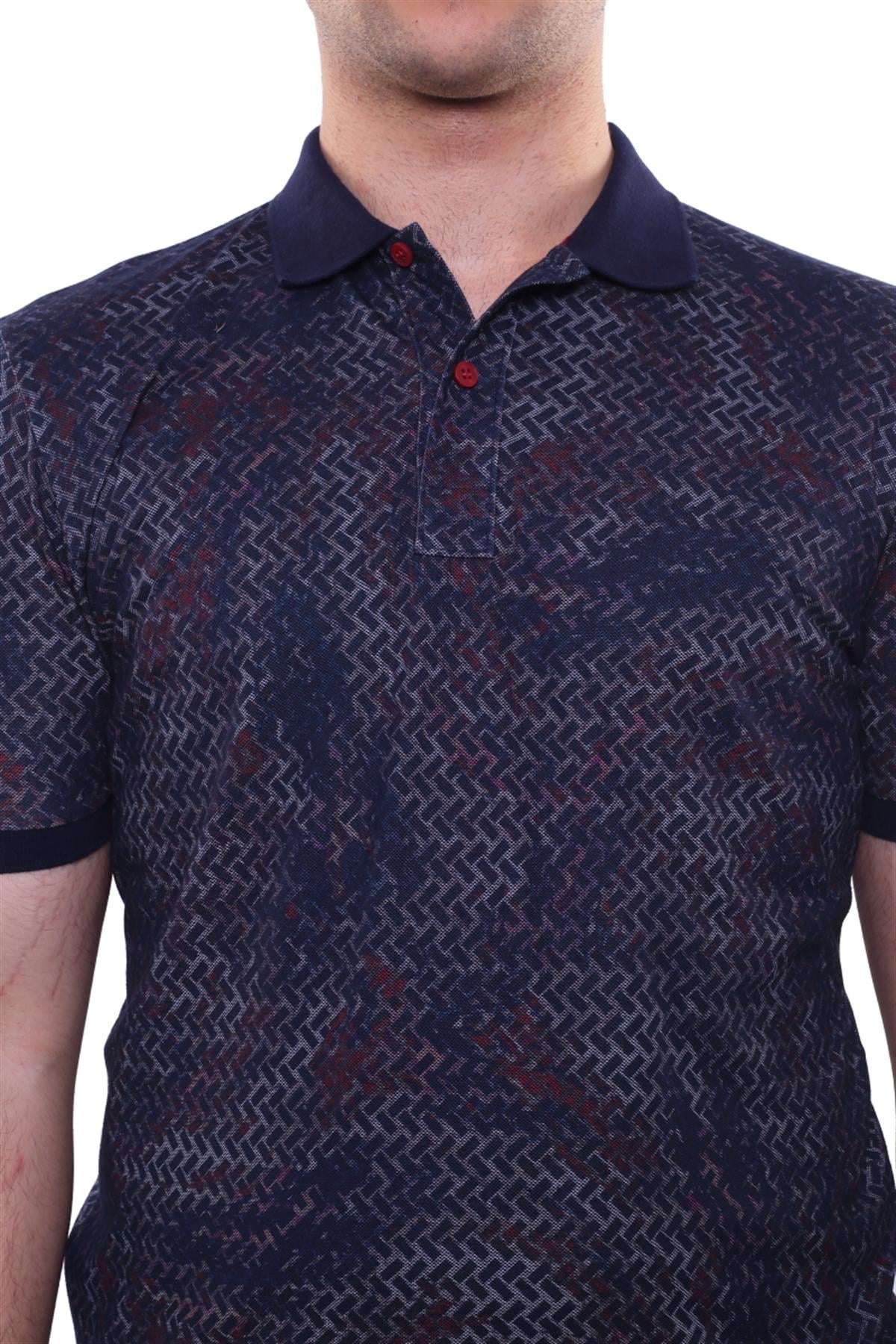 Baskılı Polo Yaka T-Shirt 
