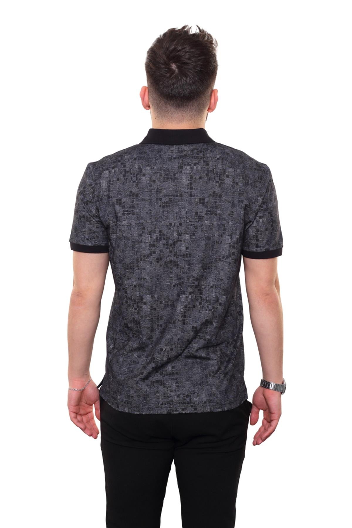 Baskılı Polo Yaka T-Shirt 