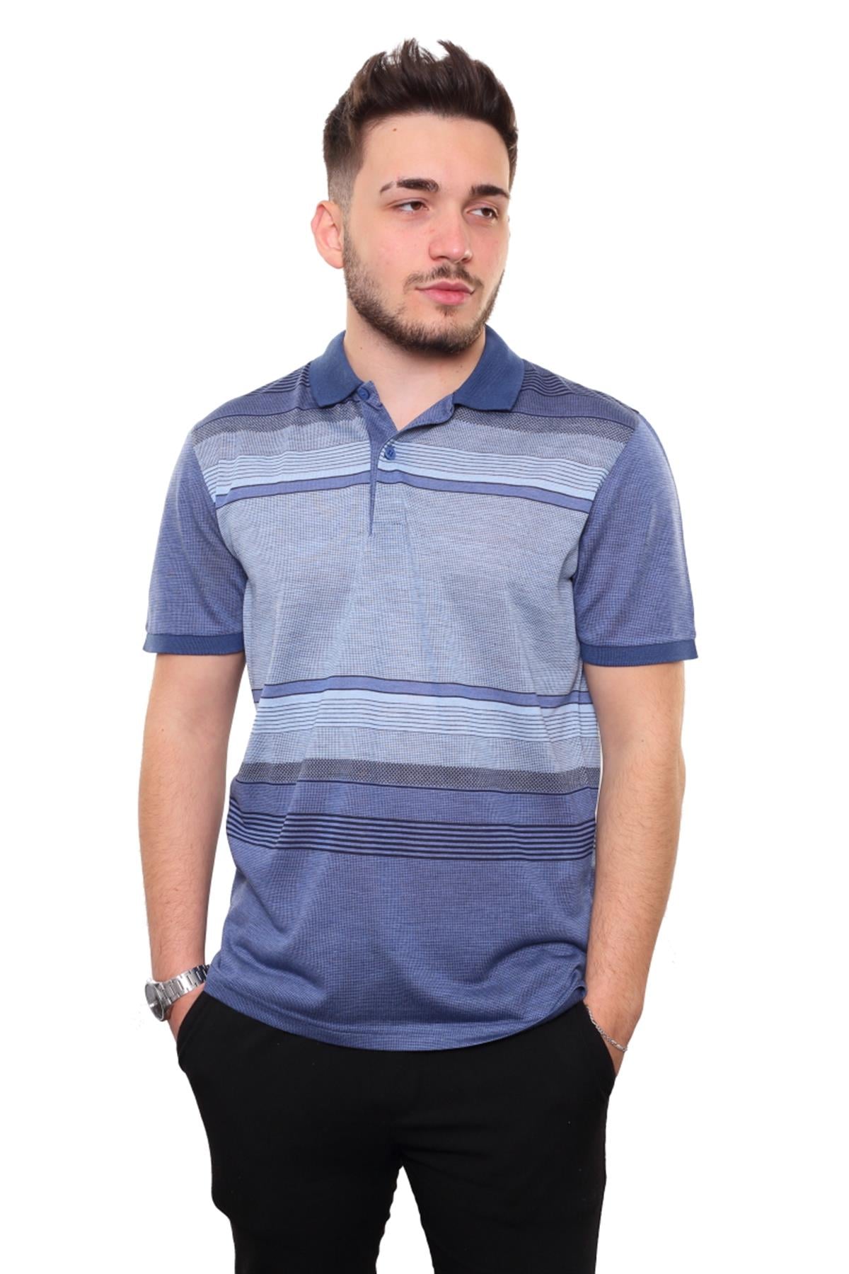 Battal Boy Büyük Beden Polo Yaka T-Shirt 