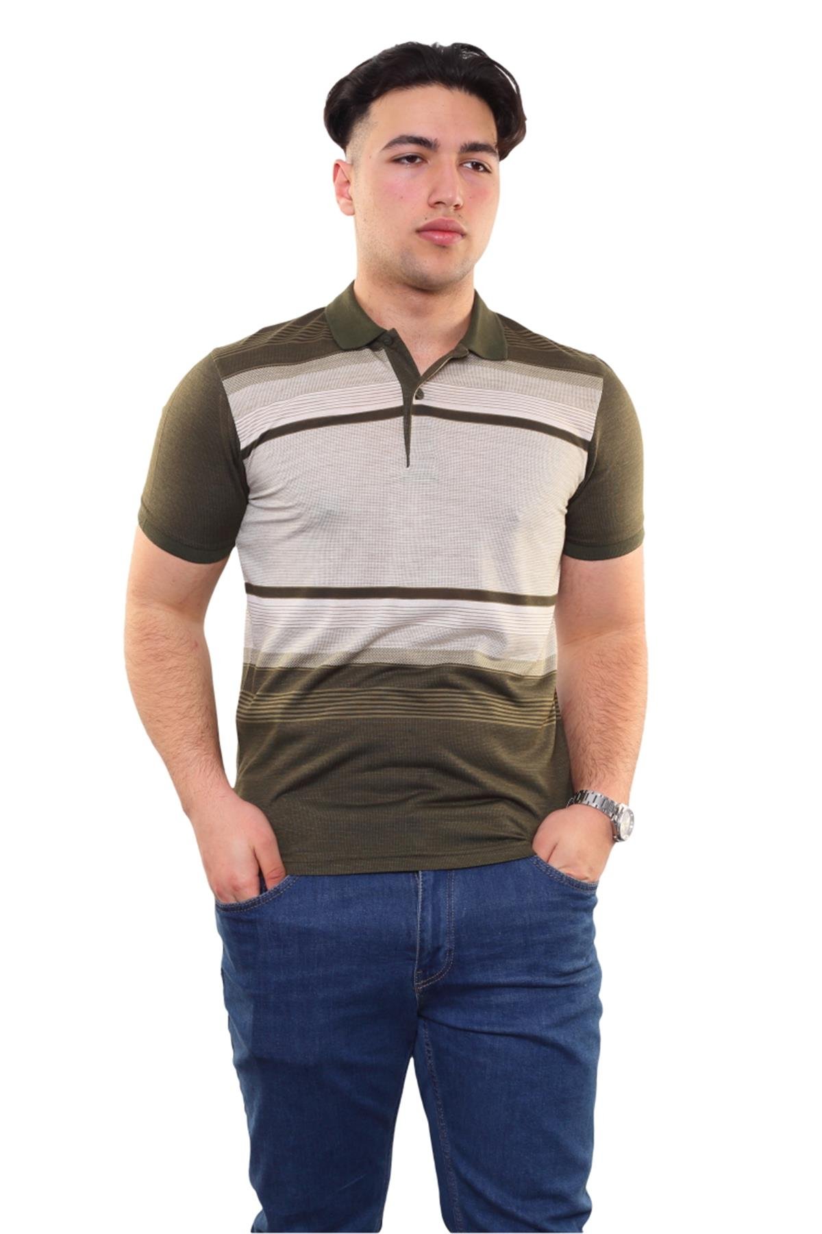Battal Boy Büyük Beden Polo Yaka T-Shirt 
