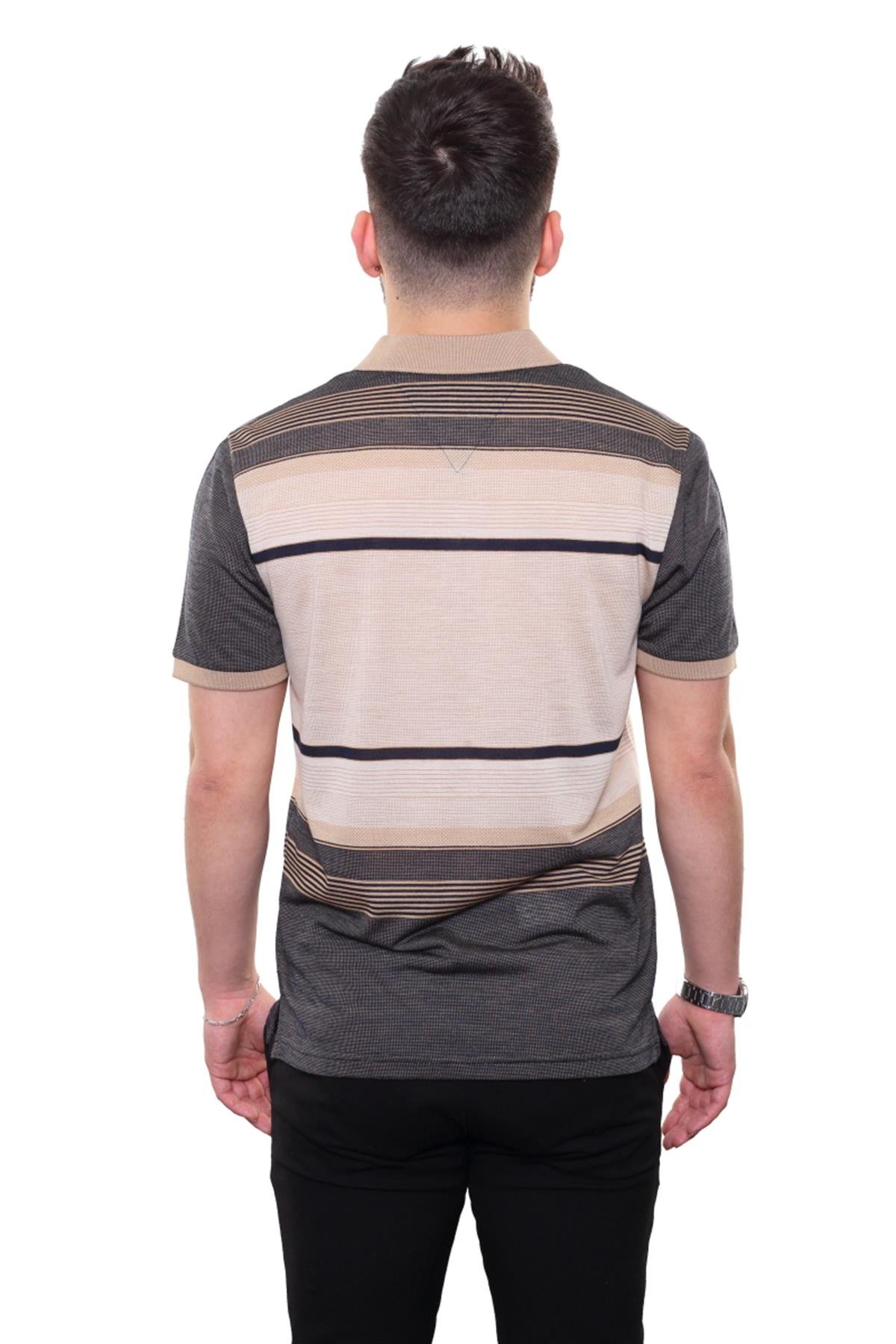 Battal Boy Büyük Beden Polo Yaka T-Shirt 
