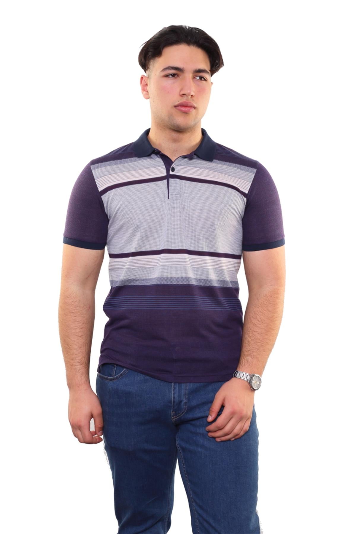 Battal Boy Büyük Beden Polo Yaka T-Shirt 