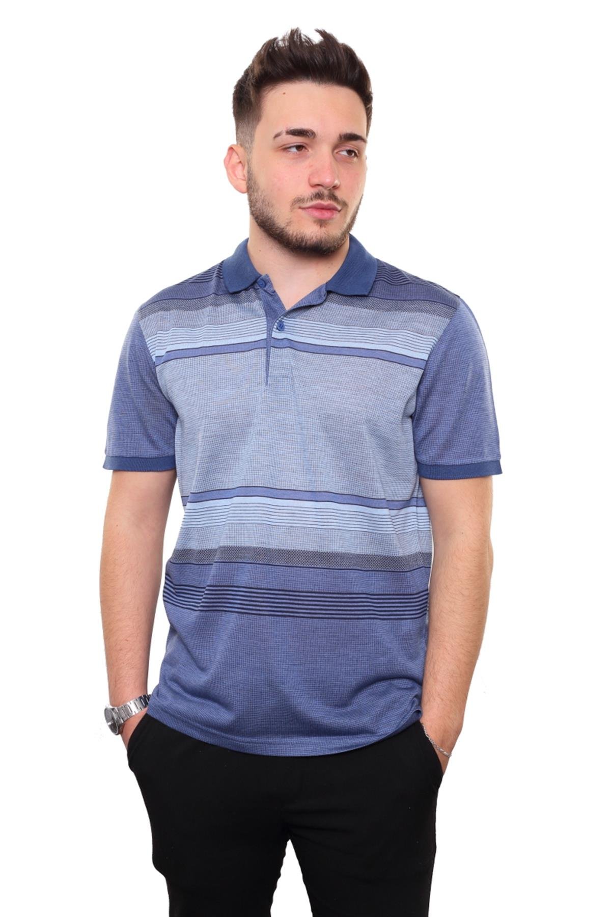Battal Boy Büyük Beden Polo Yaka T-Shirt 