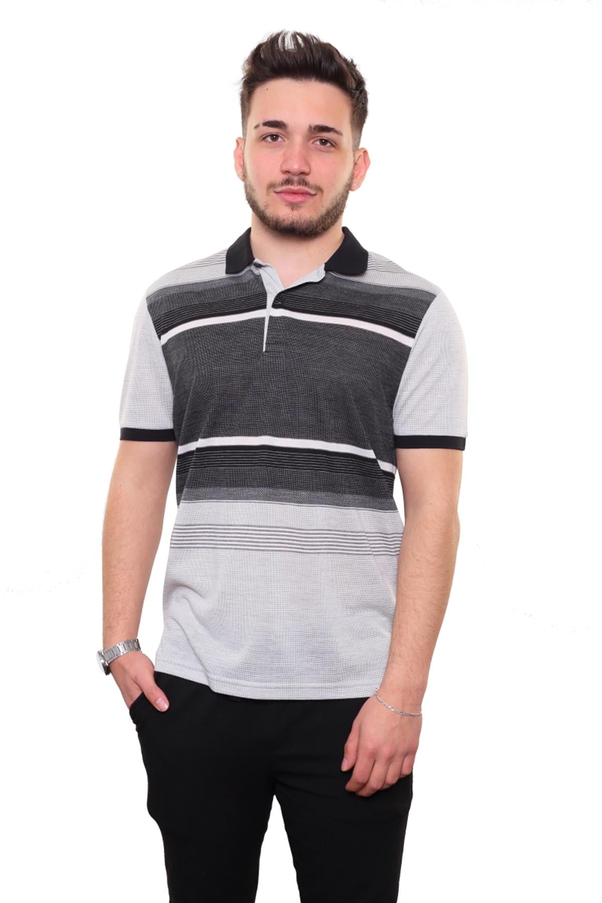Battal Boy Büyük Beden Polo Yaka T-Shirt 