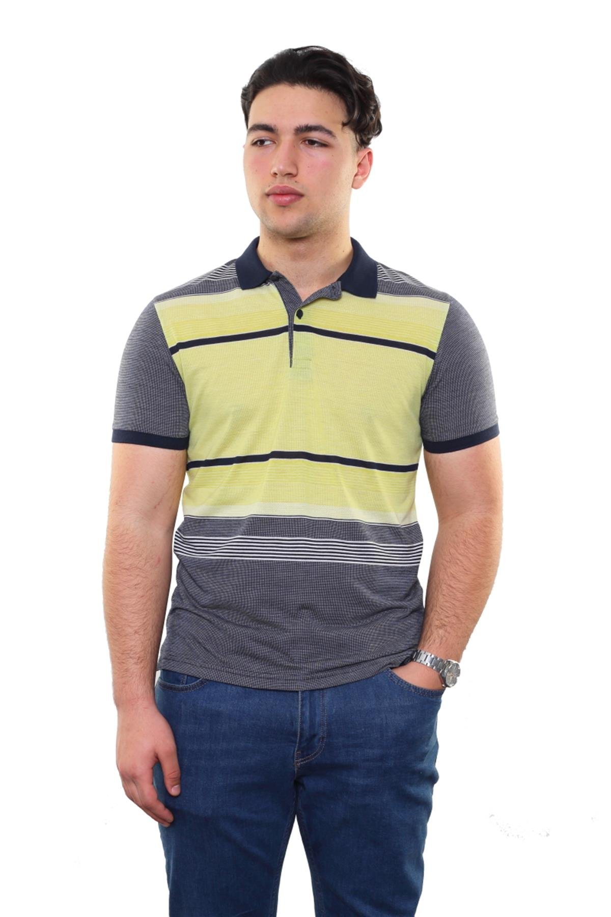 Battal Boy Büyük Beden Polo Yaka T-Shirt 