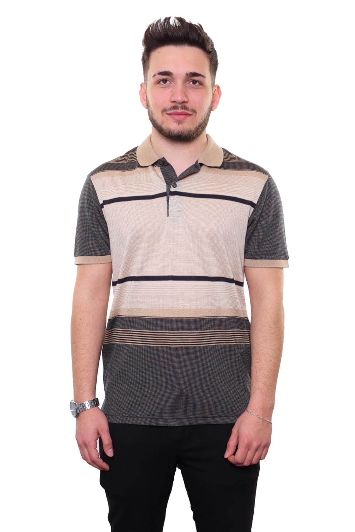 Battal Boy Büyük Beden Polo Yaka T-Shirt 