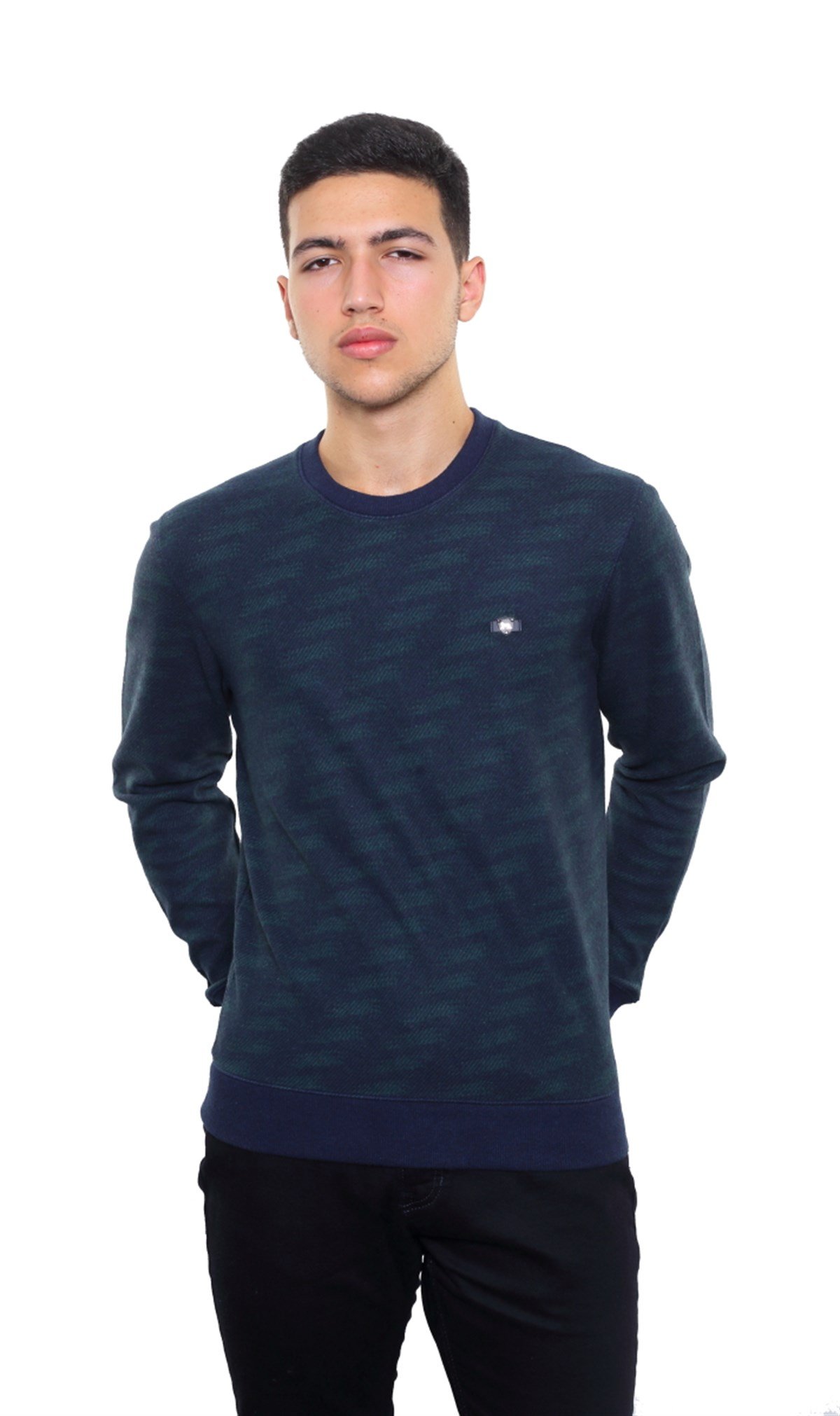 Battal Yuvarlak Yaka Sweatshirt 