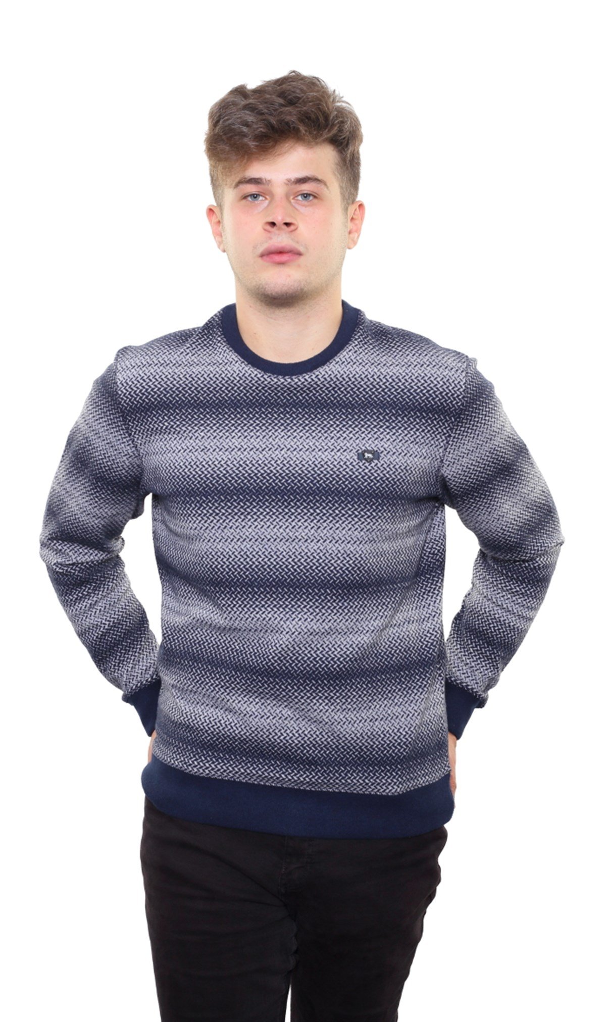 Battal Yuvarlak Yaka Sweatshirt 