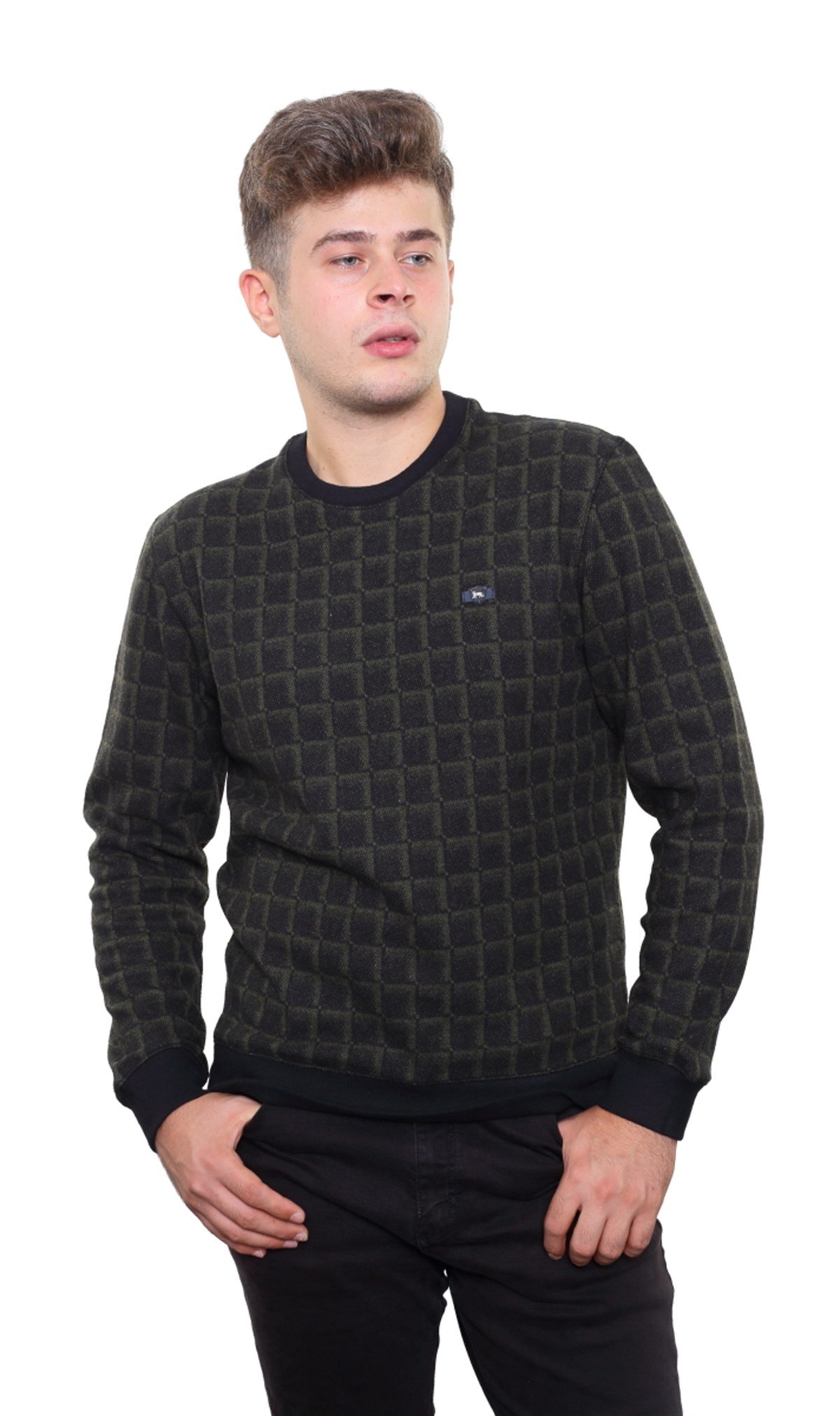 Battal Yuvarlak Yaka Sweatshirt 