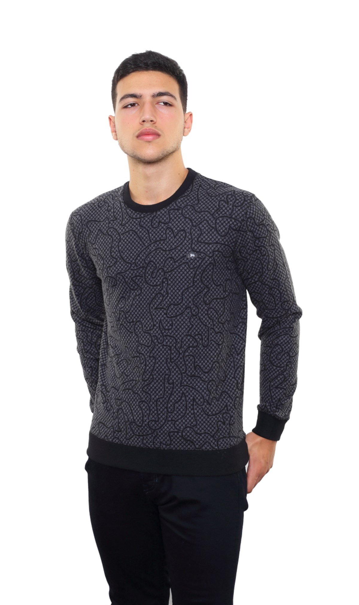 Battal Yuvarlak Yaka Sweatshirt 