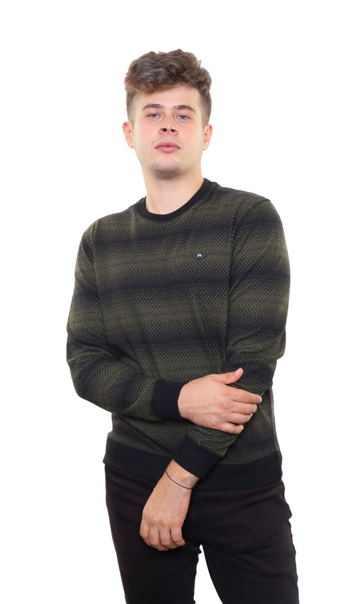 Battal Yuvarlak Yaka Sweatshirt 