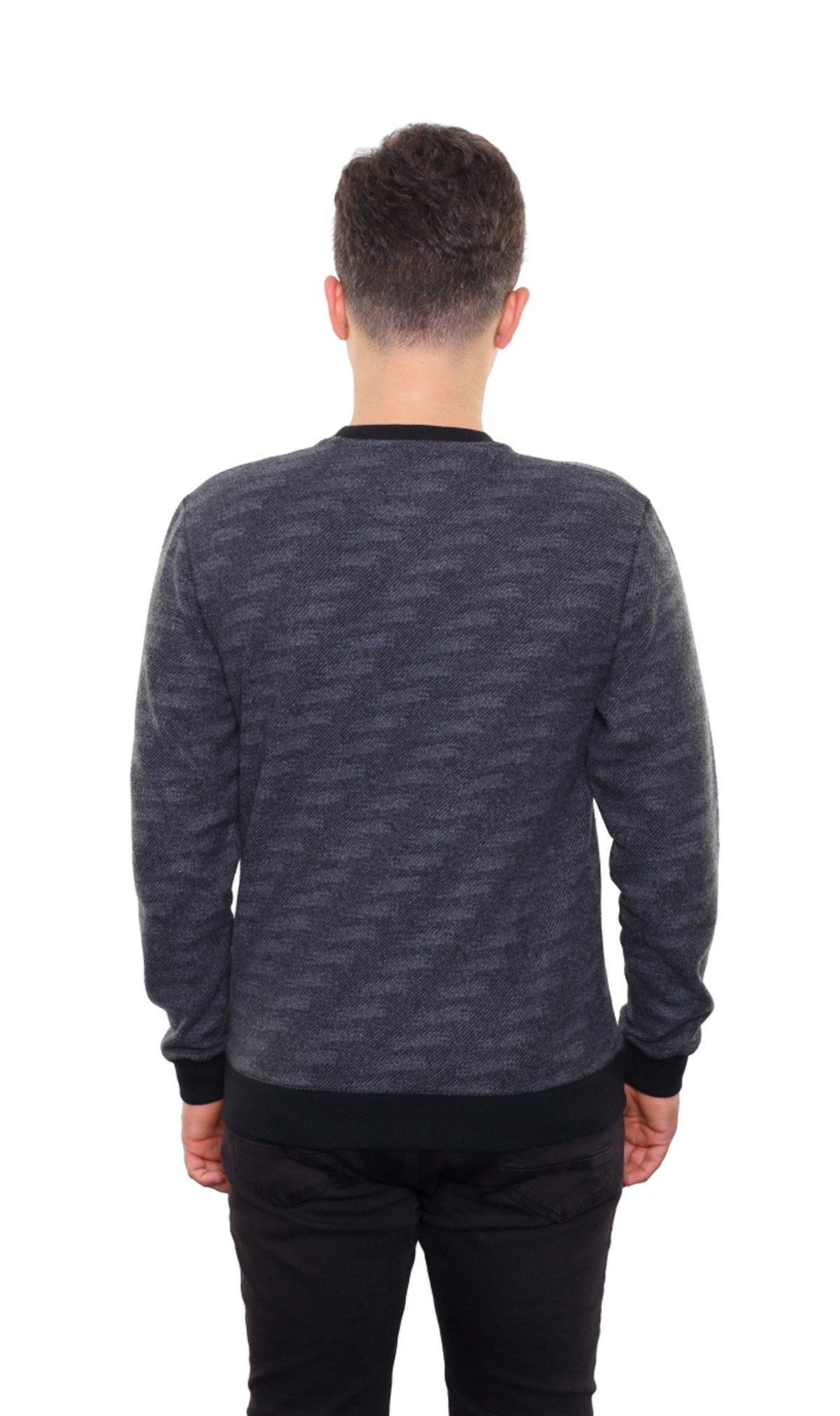 Battal Yuvarlak Yaka Sweatshirt 