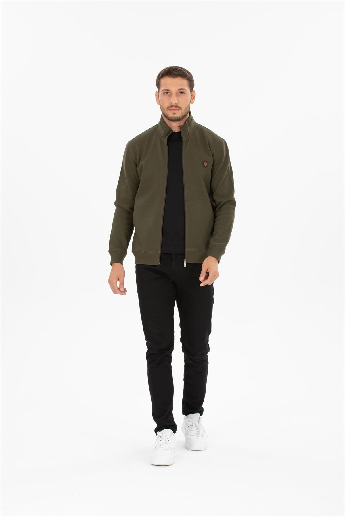 Fermuarlı Sweat Hırka 
