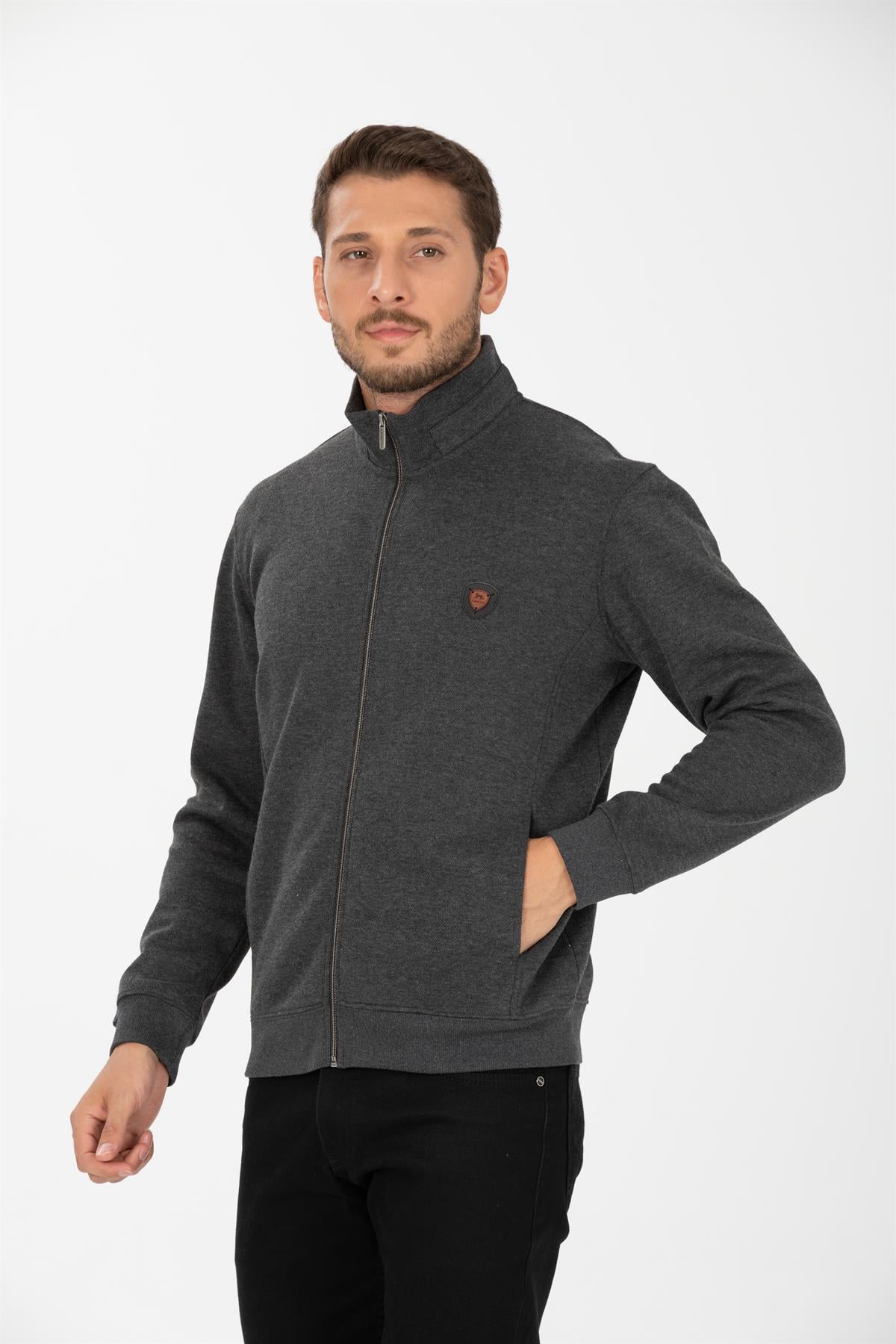 Fermuarlı Sweat Hırka 